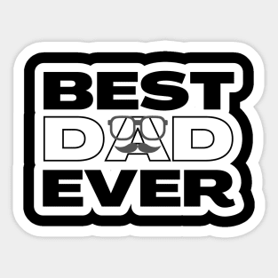 Best Dad Ever Daddy Sticker